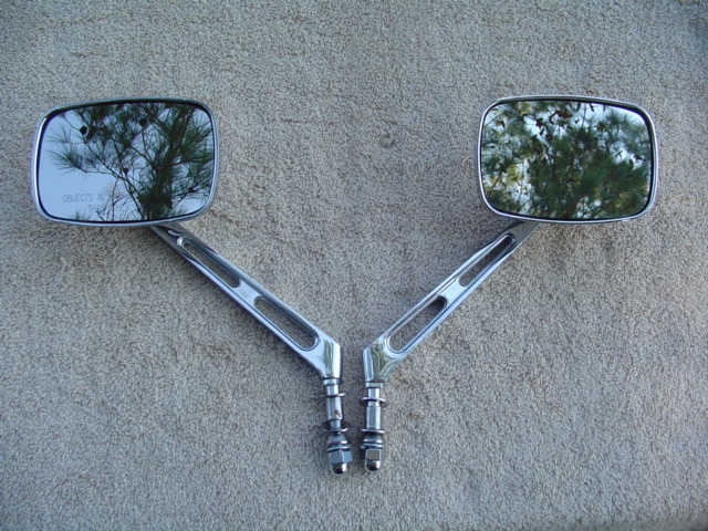 Rectangular mirror set front side