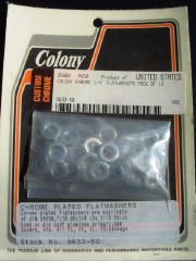 0140 - Chrome Flat Washers For 1/4" Allen Fasteners