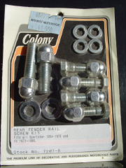 0162 - Rear Fender Rail Acorn Screw Kit